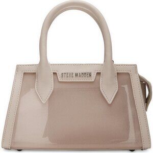 Compact Peachy Mesh Top Handle Bag with Zipper Closure - Lightweight Luxury